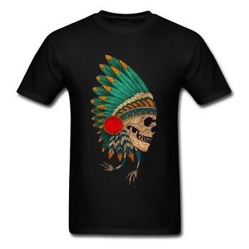 Цветная мужская черная футболка с принтом черепа, футболка из 100% хлопка, футболка с коротким рукавом, винтажная роспись, изготовленная на заказ, футболка для взрослых 3XL