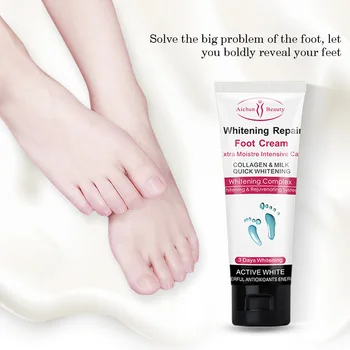 Крем для ног с молочным экстрактом Против растрескивания, удаляет омертвевшую кожу, Увлажняющие, отбеливающие Эмульсии для ухода за кожей пяток ног