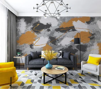 изготовленная на заказ большая 3D фреска beibehang скандинавская маленькая свежая геометрическая текстура современные минималистичные фоновые обои для гостиной