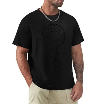Question full of Kev - Черная футболка, милые топы, белые футболки для мальчиков, быстросохнущая футболка, мужские футболки с графическим рисунком, комплект