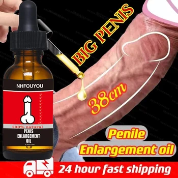 Эфирное масло для увеличения пениса, удлиняющее член, усиливающее мужскую силу, ускоряющее эрекцию, Сыворотка для мужчин, набор для личной гигиены