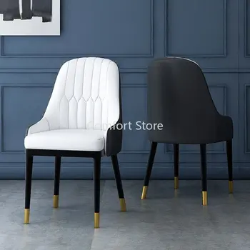 Обеденные стулья для кухни и спальни, скандинавские бархатные Эргономичные обеденные стулья, комод, современная роскошная мебель для дома Sedie WKYZ