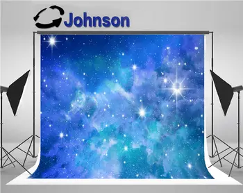 звездная ночь Звездное небо блестящая галактика космические фоны Высококачественная компьютерная печать настенный фон