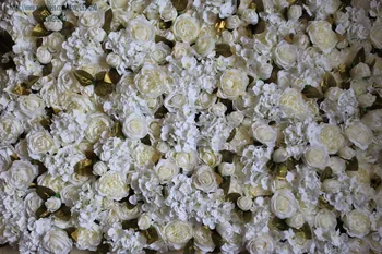 TONGFENG Mixcolor 10 шт./лот Гортензия Роза Пион искусственный шелк 3D цветок стены Свадебный фон украшения Бегун цветок