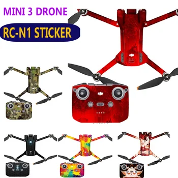 наклейка для DJI Mini 3 Drone Skin RC-N1, плоская, устойчивая к царапинам, защита пульта дистанционного управления Дрона, Водонепроницаемые Аксессуары