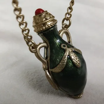 Совершенно новое ожерелье с подвеской в виде бутылки с цветной глазурью для женщин, вечеринка, Нежный подарок на годовщину свадьбы