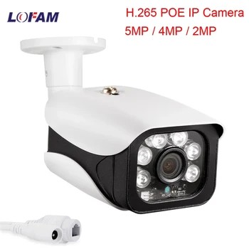 Dahua Совместимая 2-мегапиксельная 4-мегапиксельная 5-мегапиксельная IP-камера POE H.265 для внутреннего и наружного водонепроницаемого сетевого наблюдения CCTV Камера видеонаблюдения IPC