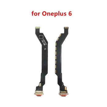 для Oneplus 6 USB-порт для зарядки, док-станция, гибкий кабель, запасные части для сборки, ремонт экрана телефона, запасные части