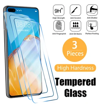 3шт стекло для huawei p50 p40 p30 p20 pro lite smart Z S защитная пленка для экрана huawei Y9 Y8p Y7p Y6p Y5p Y6s Y5s prime 2019 glass