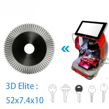 Слесарные инструменты Фреза Лазерная Ключевые продукты Твердосплавный режущий круг для 3D Elite Key Machine 52x7.4x10