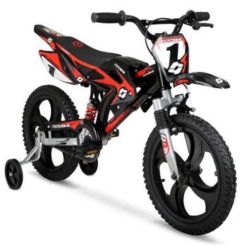 Детский мотобайк Hyper Bicycles 16 дюймов Mag Wheels, черный/красный