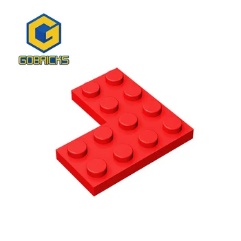 Gobricks GDS-696 MOC Brick Parts PLATE Угловая пластина 2X4X4 - 4x4 Совместима С 2639 Игрушками Для Сборки Строительных Блоков