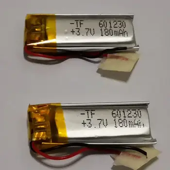 3,7 В 601230 061230 P 180 мАч полимерно-литиевая батарея с защитной платой, используется для Bluetooth MP3, MP4 1 шт./лот