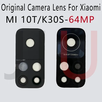 Оригинал для задней камеры Xiaomi MI 10T, стеклянная крышка объектива с клейкой наклейкой 64 Мп