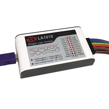 Логический анализатор USB LA1010 16 входных каналов 100 МГц с английским программным обеспечением для ПК, ручной инструмент, поддержка Windows