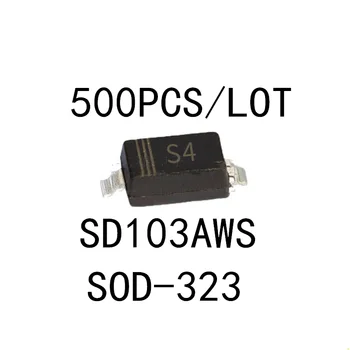 500 шт./ЛОТ SD103AWS SOD-323 (шелкография S4) Диод Шоттки Новый в наличии Оригинальный