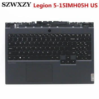 Новинка для Lenovo Legion 5-15IMH05H 5-15IMH05 5-15ARH05H Подставка для рук в верхнем регистре, Клавиатура для ноутбука США С подсветкой 5CB0Z26774