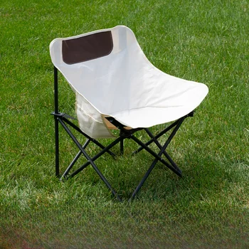 Походные стулья для барбекю, пикника, рыбалки, пляжное кресло для отдыха, переносной складной стул с высокой спинкой