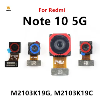 Широкая передняя задняя основная камера для Xiaomi Redmi Note 10 5G для селфи с макросъемкой сзади Детали гибкого кабеля для камеры с макросъемкой
