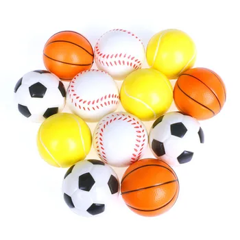 Мягкие игрушки для сжимания ручного мяча для детей, замедляющие рост, Футбол, Баскетбол, Бейсбол, Теннис, Антистресс, Новинка, Спортивная игра, Игрушка в подарок