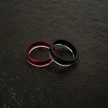 Новое кольцо из темной смолы в стиле панк, хип-хоп, красный вампир, украшения на Хэллоуин, подарок для женщин, мужчин