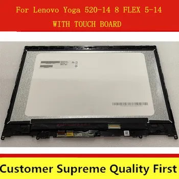 Для Lenovo Flex 5-14 5-1470 5 1470 80XA 81C9 Светодиодный ЖК-дисплей с сенсорным экраном Дигитайзер + Рамка в сборе NT140WHM-N44 B140HAN04.2