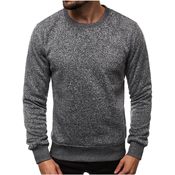 Весна Осень 2023, Модный мужской уличный свитер с круглым вырезом, пуловер Harajuku, рубашка, деловая повседневная толстовка, одежда