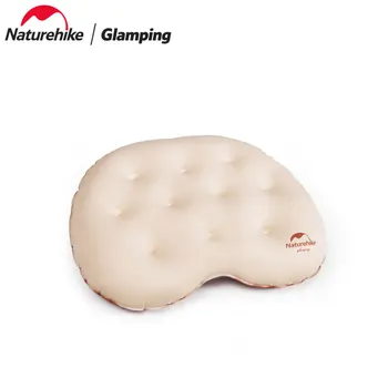 Naturehike Губчатая бесшумная надувная подушка для походов на открытом воздухе, пеших прогулок, кемпинга, ворса, 3D эластичная ткань, воздушные подушки из ТПУ