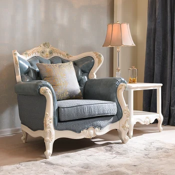 Простая комбинация диванов из воловьей кожи в стиле кантри, европейская роскошная мебель для гостиной, одноместное двухместное трехместное сиденье