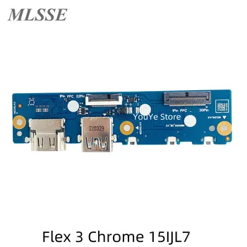 Оригинальный Для Lenovo IP Flex 3 Chrome 15IJL7 Ноутбук Power Botton Переключатель USB 3,0 HDMI Порт Плата NB6265_UB_V3 5C50S25310