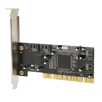 PCI-4-Портовая Карта SATA 4 Независимых Канала Serial ATA Передача Данных 1,5 Гбит/с Контроллер PCI SATA для Настольного Компьютера HDD SSD HOT