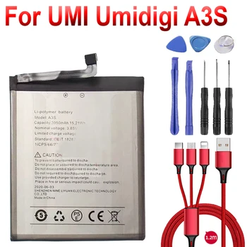 3950 мАч для UMI Umidigi A3S + USB-кабель + toolki