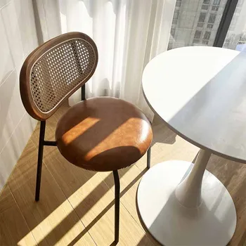 Бесплатная доставка Бархатные обеденные стулья с черными металлическими ножками, современные минималистичные обеденные стулья для гостиной, Расслабляющая мебель Silla Comedor