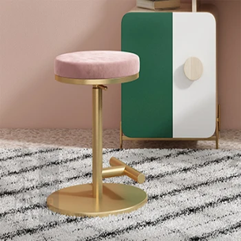 Барные стулья Nordic Lift стульчик для кормления Барная мебель из легкого роскошного железа с вращающейся спинкой барный стул стойка регистрации табурет Мебель для дома