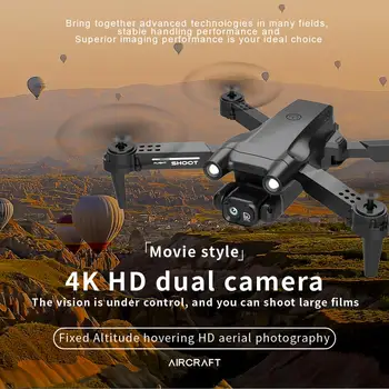 Складной режим дрона с камерой 4K RC Квадрокоптер для взрослых Детский Мини-Дрон для маленьких взрослых Обход препятствий