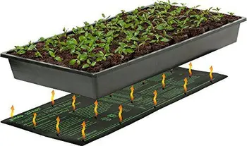 Нагревательный коврик для посева семян в тепле на 10-20 градусов Улучшает прорастание 52x121 см НОВЫЙ 120 В Или 220 В