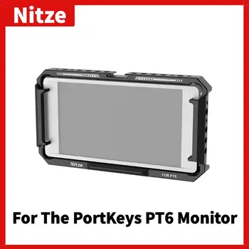 Конструкция направляющих Nitze Cage Cold Shoe NATO для PortKeys PT6 Monitor Fit Original Sunhood- JT-I02A