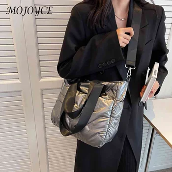 Модные сумки через плечо, стеганая женская сумка с верхней ручкой, большая вместительная сумка-мессенджер, женская дорожная сумочка с хлопковой подкладкой