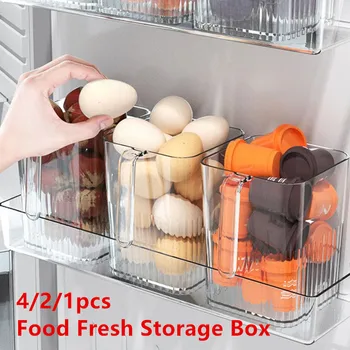 Коробка для хранения свежих продуктов в холодильнике, Пластиковая Боковая дверца холодильника, Диспенсер для фруктов, контейнер для яиц, Органайзер для всякой всячины