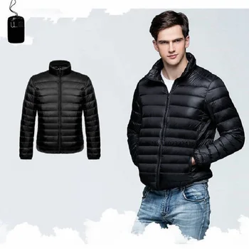 Для Xiao-Mi Youpin Зимняя мужская пуховая куртка Ультралегкая мужская ветровка, легкое портативное теплое пальто
