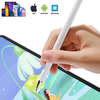 Стилус для планшета Android IOS мобильного телефона iPad Xiaomi Samsung Lenovo Huawei Asus Iphone Oppo Vivo Ручка с сенсорным экраном Карандаш