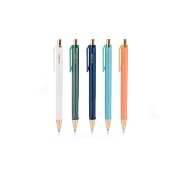 5шт DELI NS557 0,5 мм Черные чернила 5 цветов Гелевые ручки Школьные принадлежности для студентов Канцелярские принадлежности