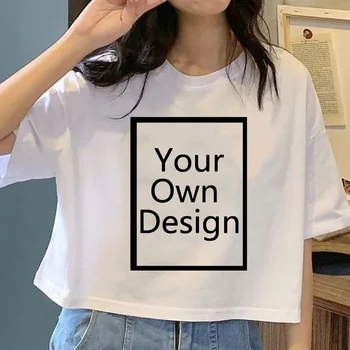 Ваш собственный дизайн, футболка на заказ, женская дизайнерская футболка из аниме харадзюку, уличная одежда 2000-х, манга, одежда для девочек