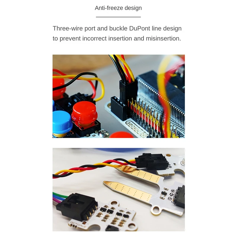 1 шт. ультразвуковой датчик давления Microbit 3 с широким кабелем ABS программируемый Maker Education 3