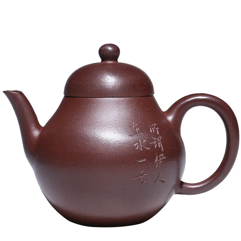 120 мл Китайский маленький чайник Chaoshan Gongfu ручной работы Yixing Zisha Фиолетовый глиняный чайник 4
