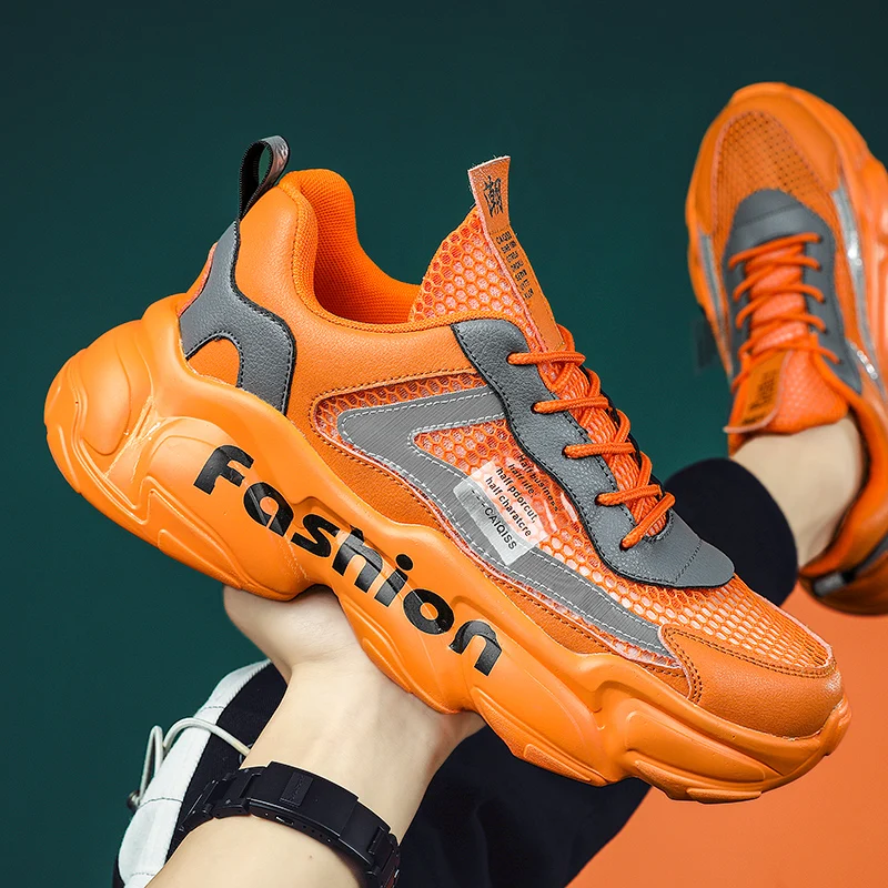 2023 Новая летняя мужская обувь Удобные Кроссовки Кроссовки для бега Спортивная обувь на открытом воздухе Легкая Сетчатая Повседневная обувь для ходьбы 5