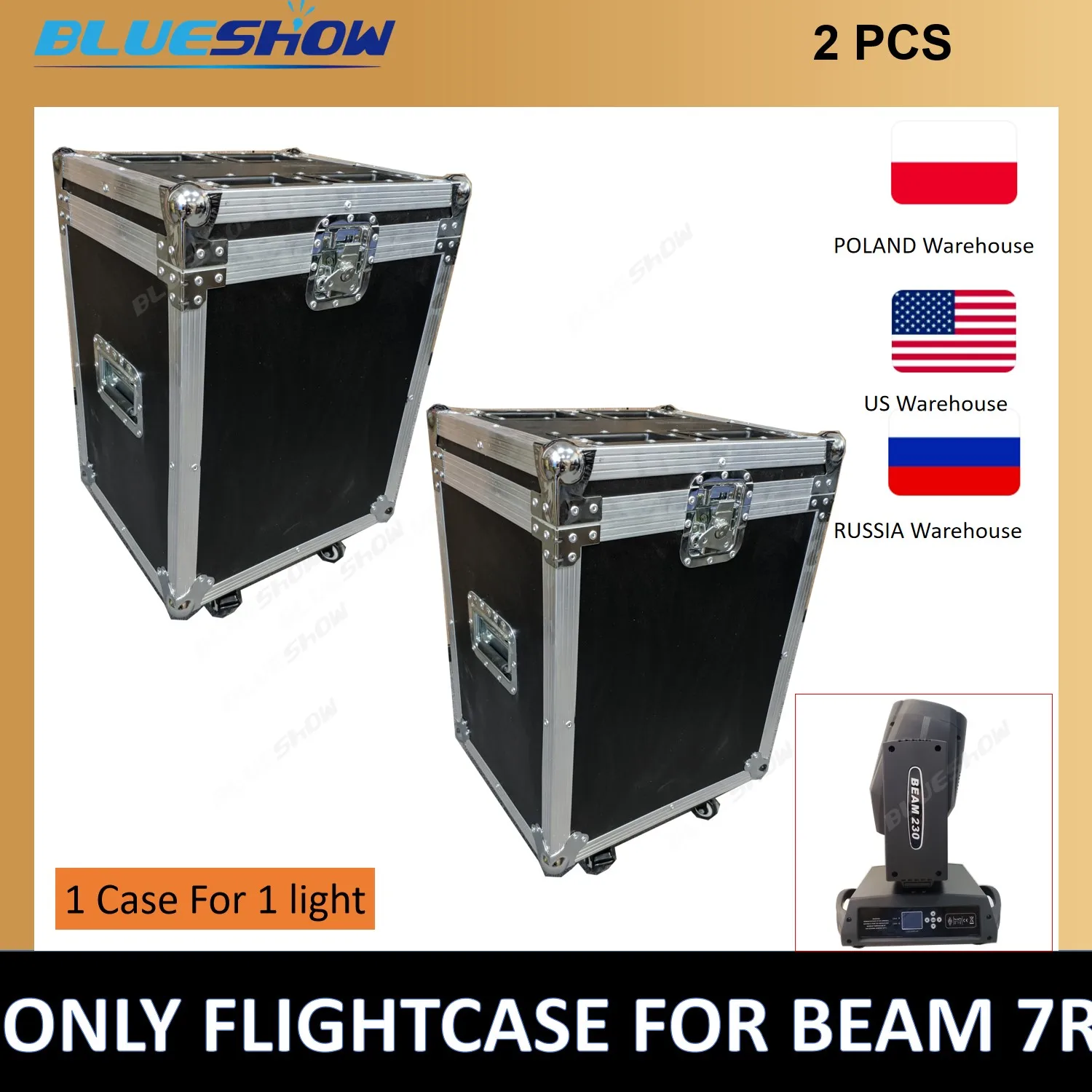 2шт Beam 7r Flight Case Для 1 Beam 230 Вт 7R Sharpy Beam 230 Вт Fly case Single Flight Box 1 Lyre Beam Fly Case Дорожный кейс 0