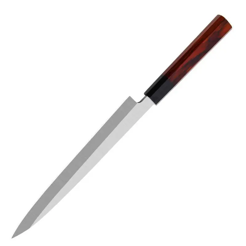 FDB 11-дюймовые Японские ножи для филе рыбы и лосося из высокоуглеродистой нержавеющей стали, нож для сашими, кухонный тесак для нарезки, нож для суши 4