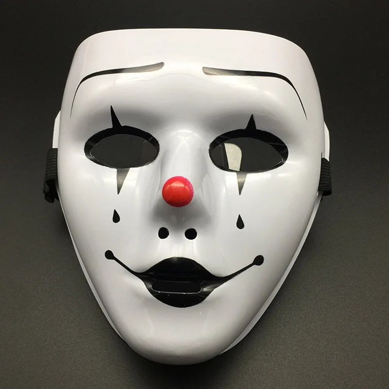 Naucao Раскрашенная маска, Реквизит для Хэллоуина макияж полная маска для лица хип-хоп взрослый ручная роспись белый хип-хоп танцевальный мужчина взрослая мужская маска 3