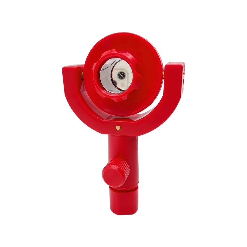 Красная мини-наклонная призма 25,4 мм, призма 109 для тахеометра, пластиковый корпус, рамка 0